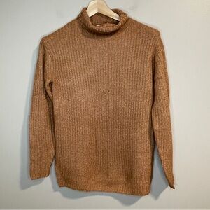 Elizabeth and James Ribbed Turtleneck Sweater XS